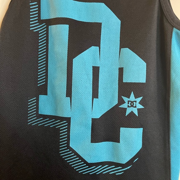 DC boys tank. Size small. Teal and black - Picture 2 of 3